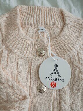 Anrabess Women's Cable Knit Cardigan Sweater – Soft & Elegant!